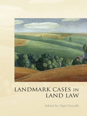 cover image of Landmark Cases in Land Law